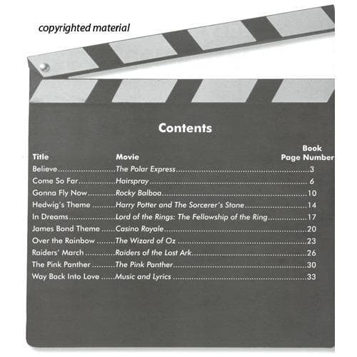 Easy Pop Movie Instrumental Solos Level 1 for Violin & Piano - Book and CD - Published by Alfred Music - Image 2