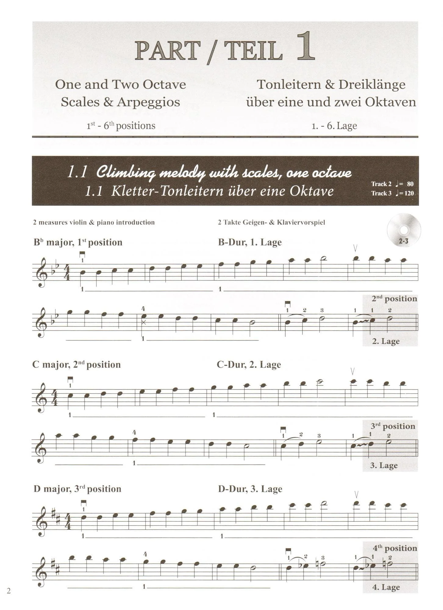 Enjoying Violin Technique - Basic Exercises with Piano Arrangements and CD/Online Audio - for Intermediate Violin - by Kerstin Wartberg - Istex Music Publications - Image 4