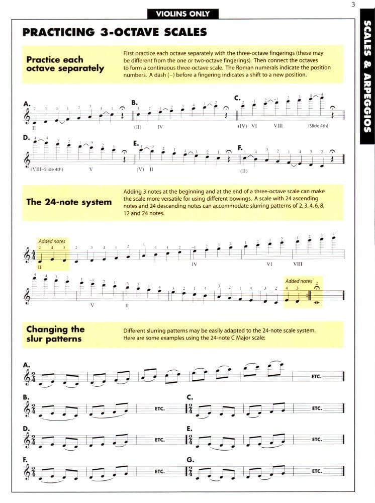 Advanced Technique for Strings - Violin - by Allen/Gillespie/Hayes - Hal Leonard Publication - Image 3