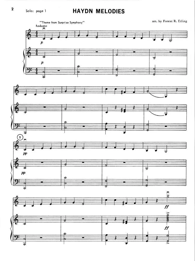 Etling, Forest - Solo Time For Strings, Book 3 - Piano Accompaniment - Alfred Music Publishing - Image 2