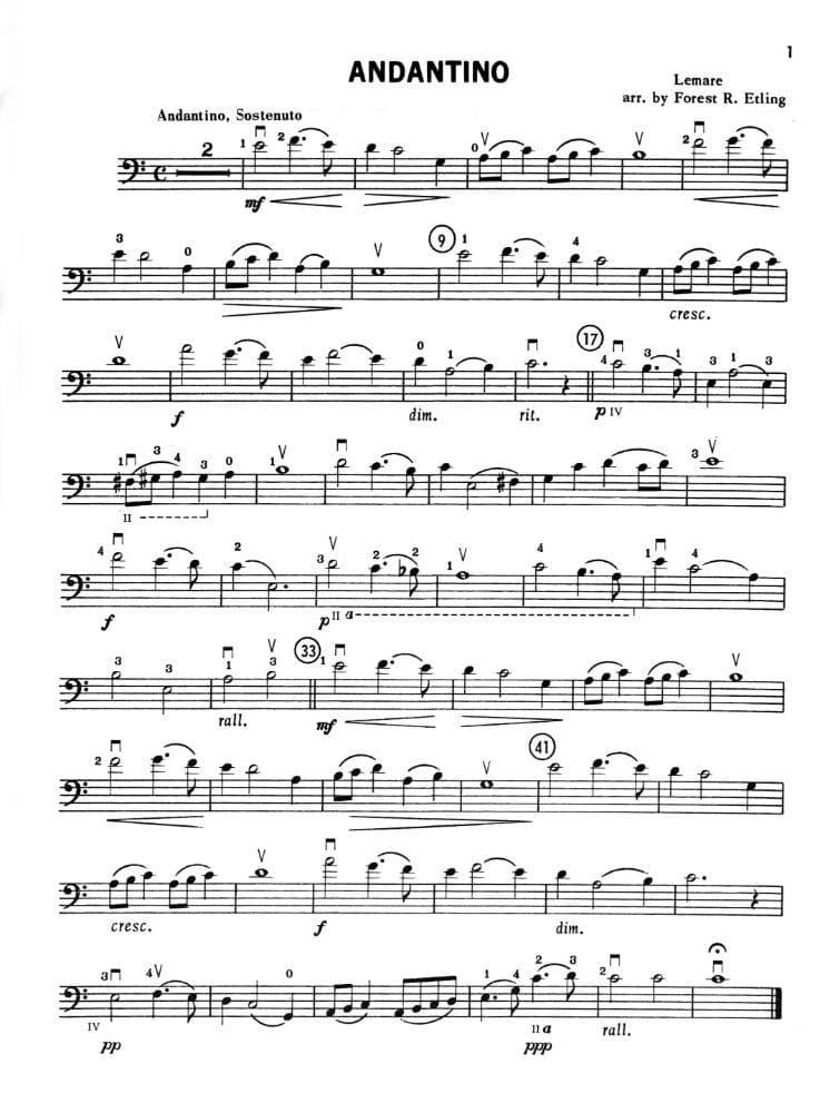 Etling, Forest - Solo Time For Strings, Book 4 - Cello - Alfred Music Publishing - Image 2
