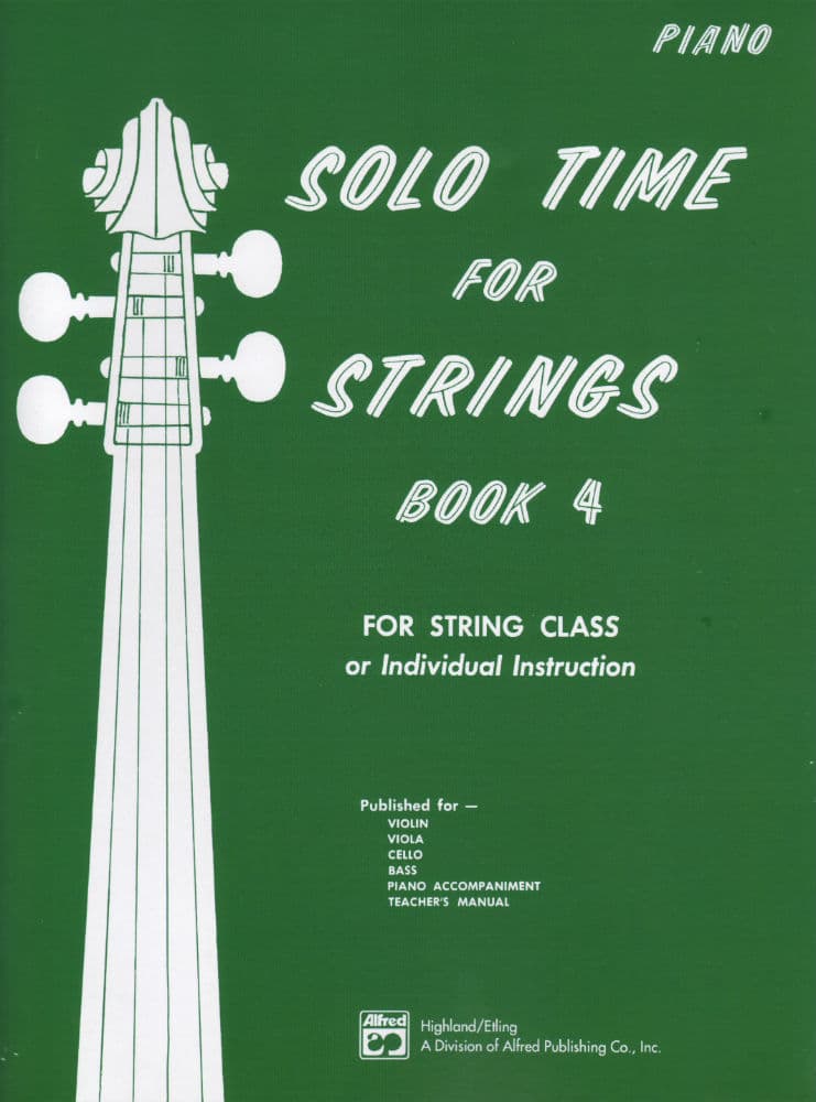 Etling, Forest - Solo Time For Strings, Book 4 - Piano Accompaniment - Alfred Music Publishing