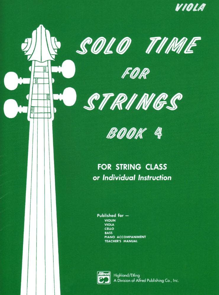 Etling, Forest - Solo Time For Strings, Book 4 - Viola - Alfred Music Publishing