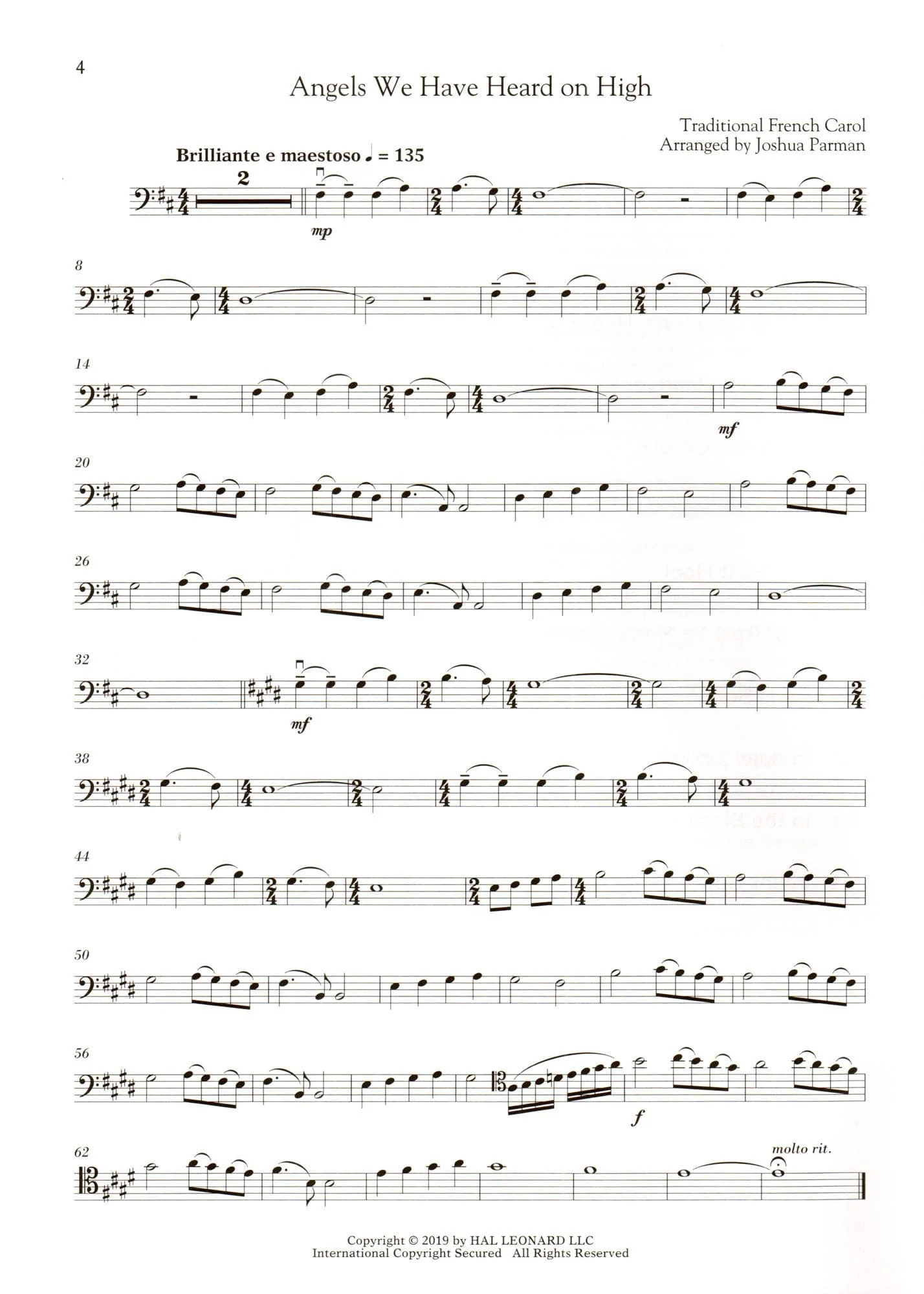 Favorite Christmas Carols - Cello and Piano - Book/Online Audio - Hal Leonard Edition - Image 2