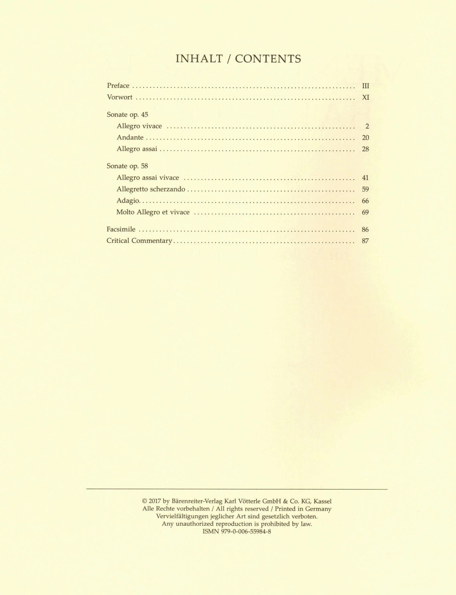 Mendelssohn, Felix - Complete Works, Volume 1: Sonatas - Op. 45, 58 - for Cello and Piano - Barenreiter URTEXT - Image 3