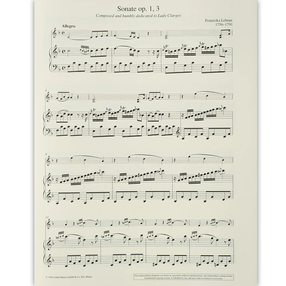 Female Composers: 13 Pieces - Violin & Piano - Schott - Image 4