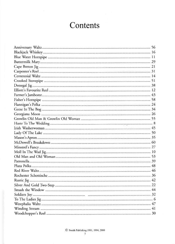 Fiddle Club: Fiddle Tunes for Violin Collection 2 By Dean Marshall & John Crozman Published by Swath Publishing - Image 2