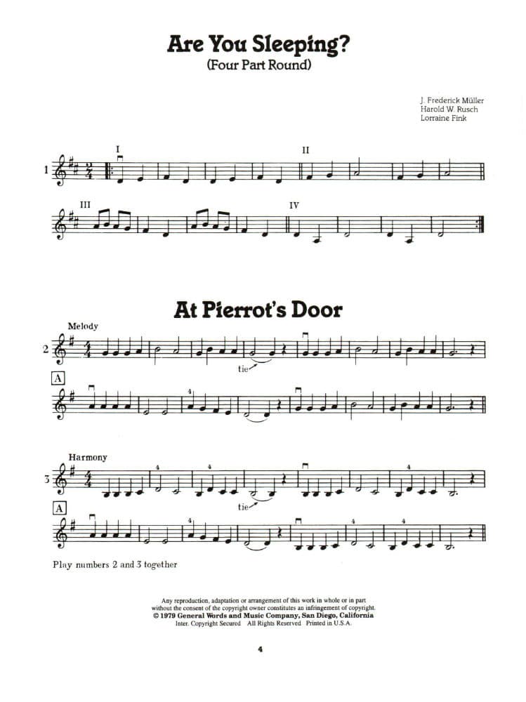Fink/Müller/Rusch - Quick Steps To Note Reading, Book 3 - Violin - Neil A Kjos Music Co - Image 3