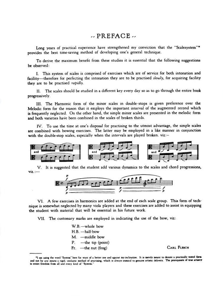 Flesch, Carl - Scale System - Viola - arranged by Charlotte Karman - Carl Fischer Edition - Image 2