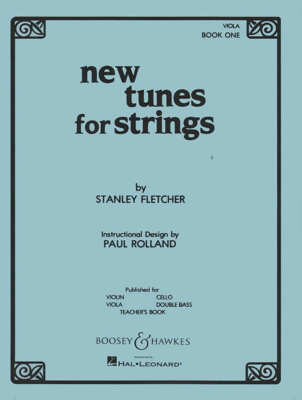Fletcher, Stanley - New Tunes For Strings, Book 1 - Viola - Boosey & Hawkes Edition