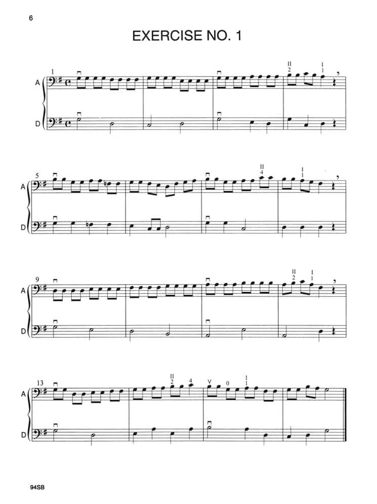 Forque, Charles and Thornton, James - Harmonized Rhythms for String Orchestra - for Bass - edited by Gerald Anderson - Neil A Kjos - Image 3