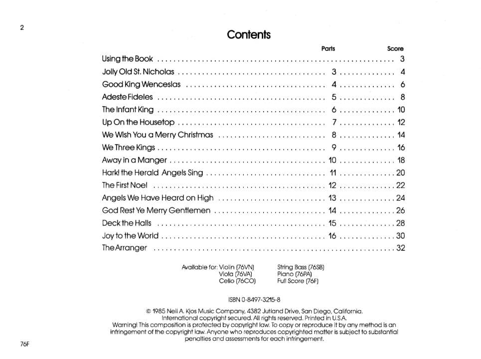 Frost, Robert S - Christmas Kaleidoscope - Score - Neil A Kjos Music Co - Image 2