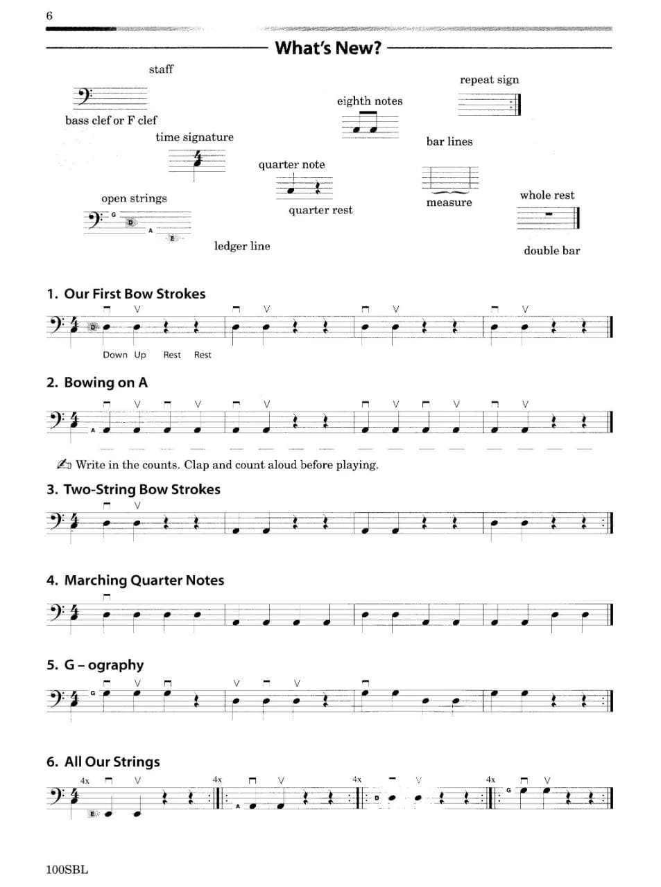 Frost/Fischbach/Barden - Artistry in Strings, Book 1 - Bass (Low Position) - Book/2-CD set - Neil A Kjos Music Co - Image 3