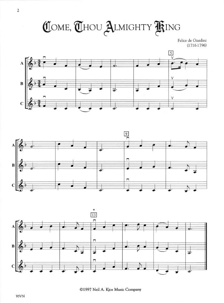 Frost, Robert S - Sacred Settings - Violin - Neil A Kjos Music Co - Image 3