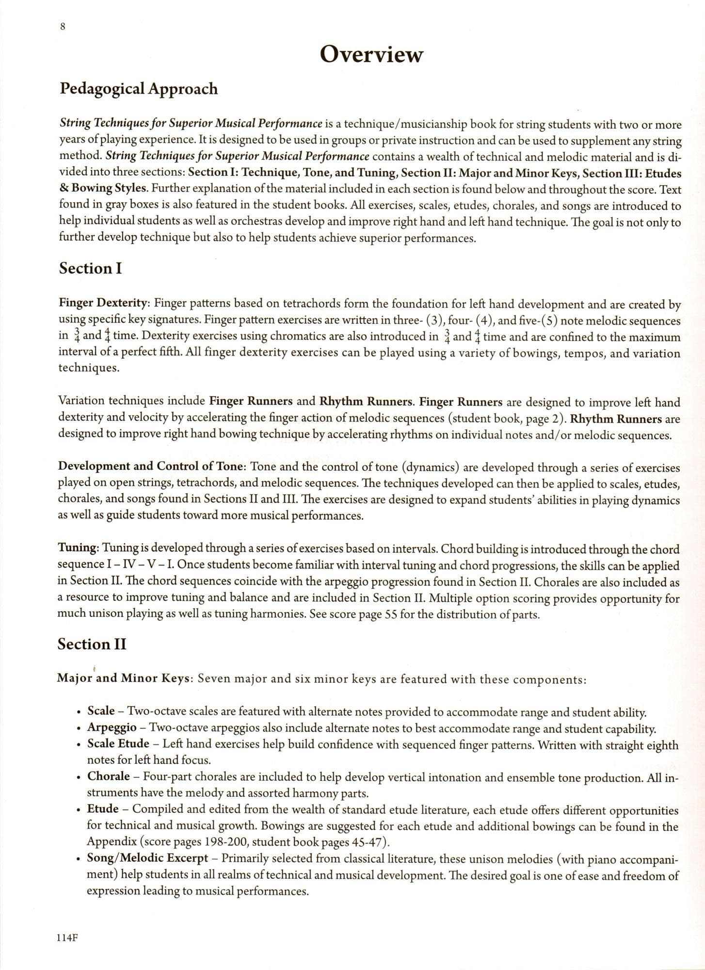 Frost, Robert - String Techniques for Superior Music Performance - Score - Kjos Music Co - Image 2