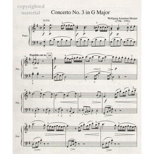 Mozart, WA - Violin Concerto No 3 in G Major, K 216 - PIANO ACCOMPANIMENT ONLY - arranged by Carol Leybourn - Frustrated Accompanist Edition - Image 3