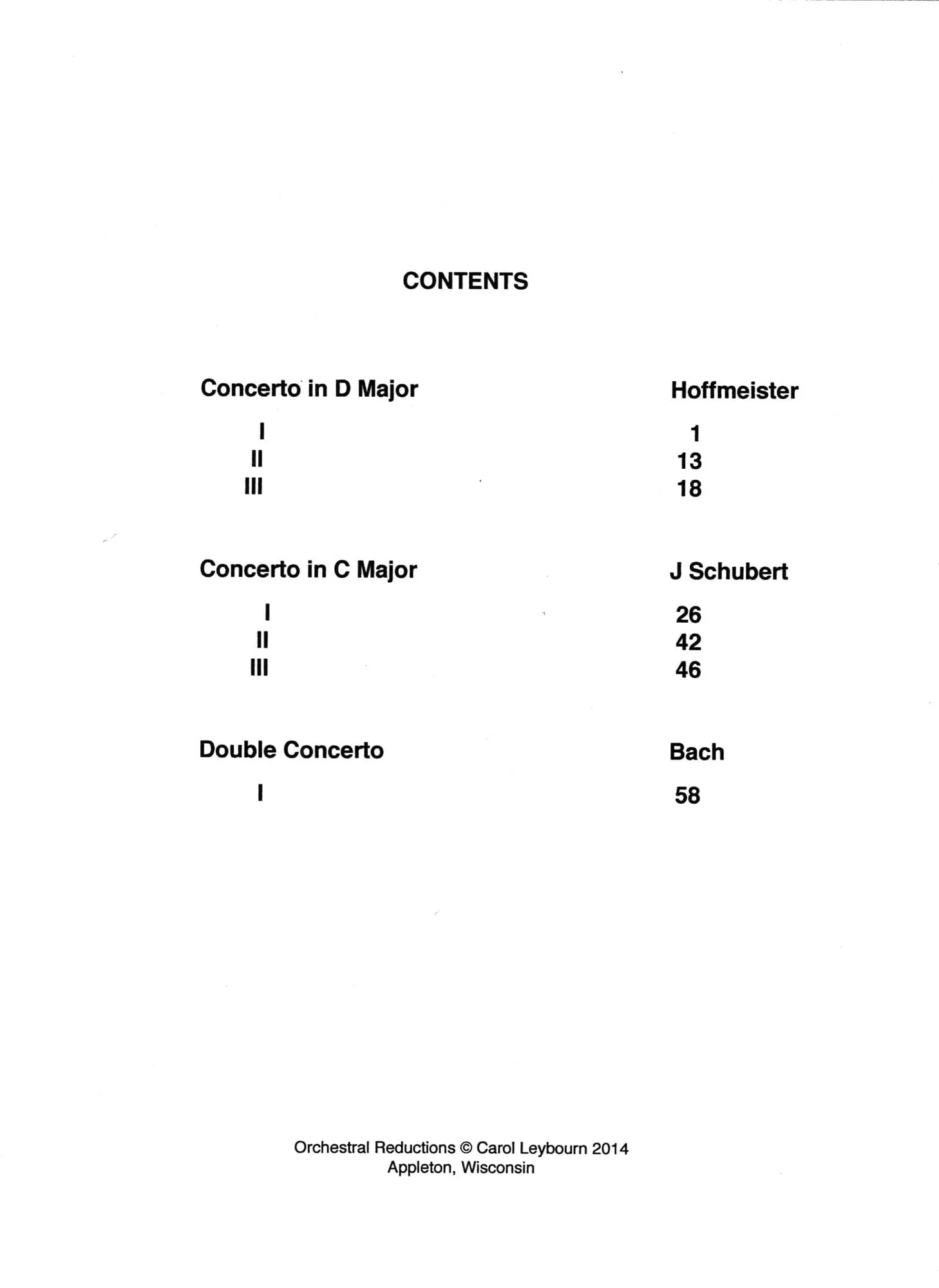 Viola Concertos (Volume 2) - Hoffmeister, J. Schubert, and J.S. Bach - PIANO ACCOMPANIMENT ONLY - arranged by Carol Leybourn - Frustrated Accompanist Edition - Image 2