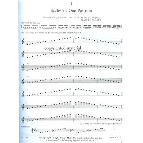 Galamian/Neumann - Contemporary Violin Technique, Book 1 - Galaxy Edition - Image 4