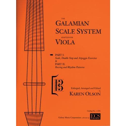 Galamian, Ivan - Galamian Scale System - Viola - arranged and edited by Karen Olson - EC Schirmer Edition