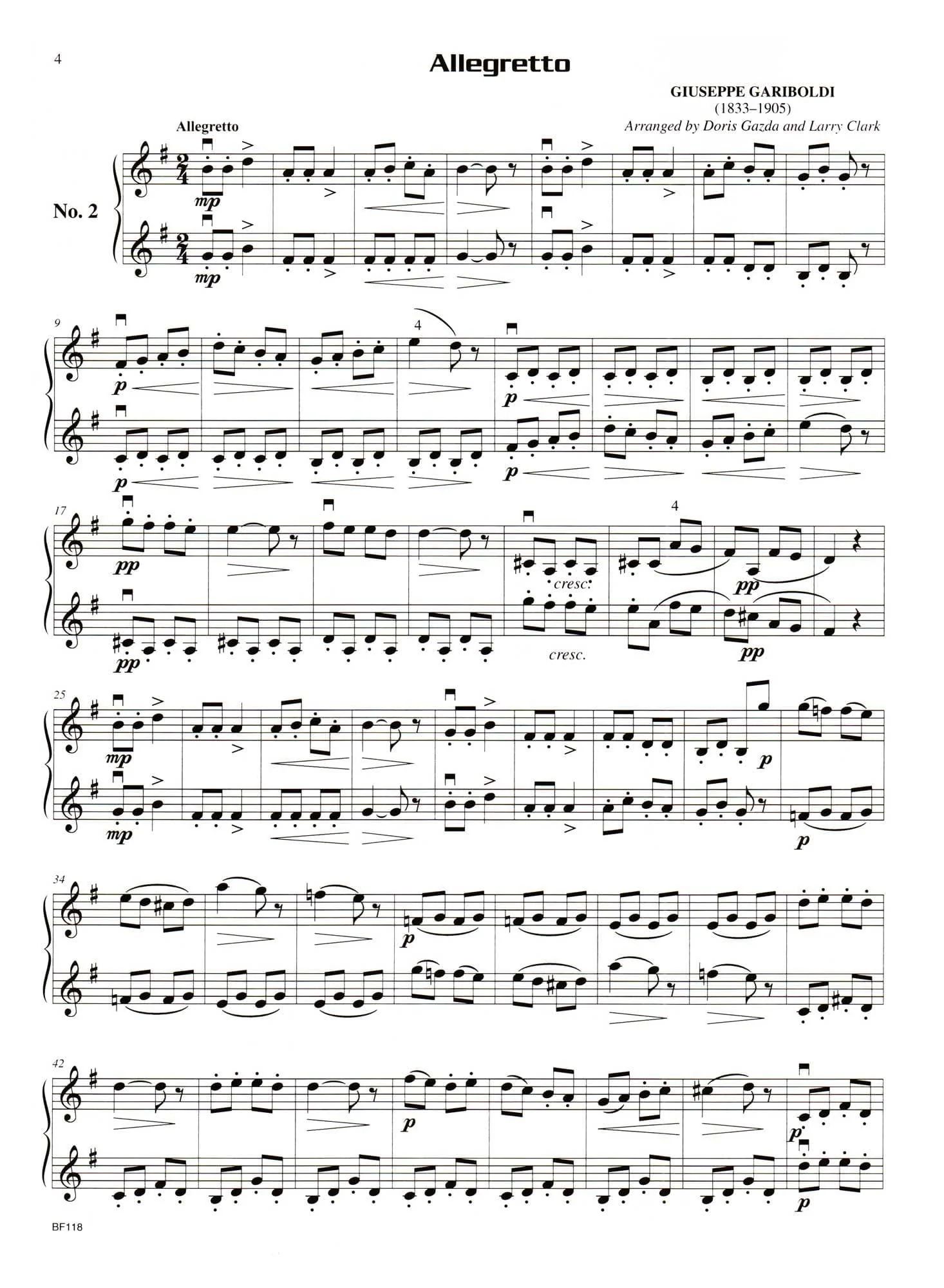 Gazda / Clark - Compatible Duets for Strings Volume II - Violin - Carl Fischer - Image 4