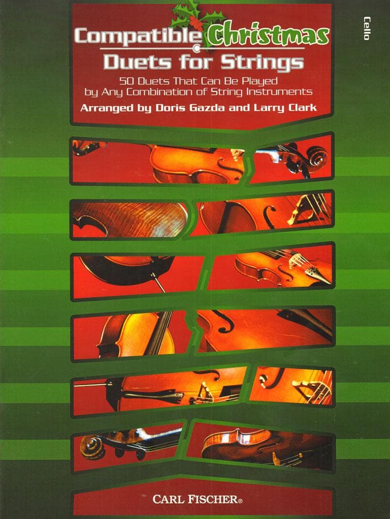 Gazda / Clark - Compatible Christmas Duets for Strings - Cello - Carl Fischer