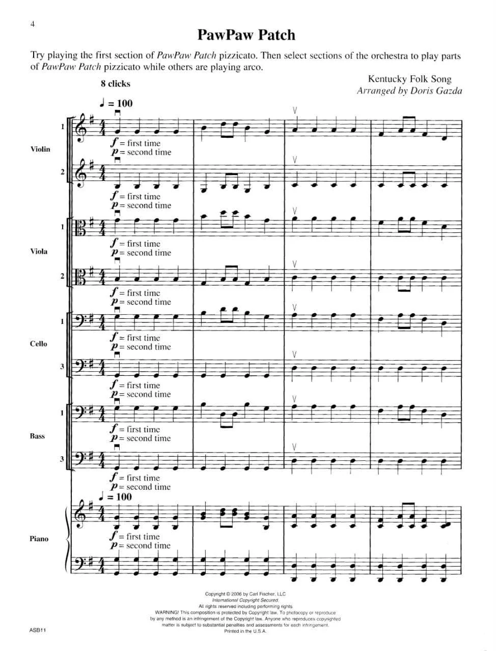 Gazda, Doris - More String Town Tunes - Teacher Guide/Score - Carl Fischer Edition - Image 3