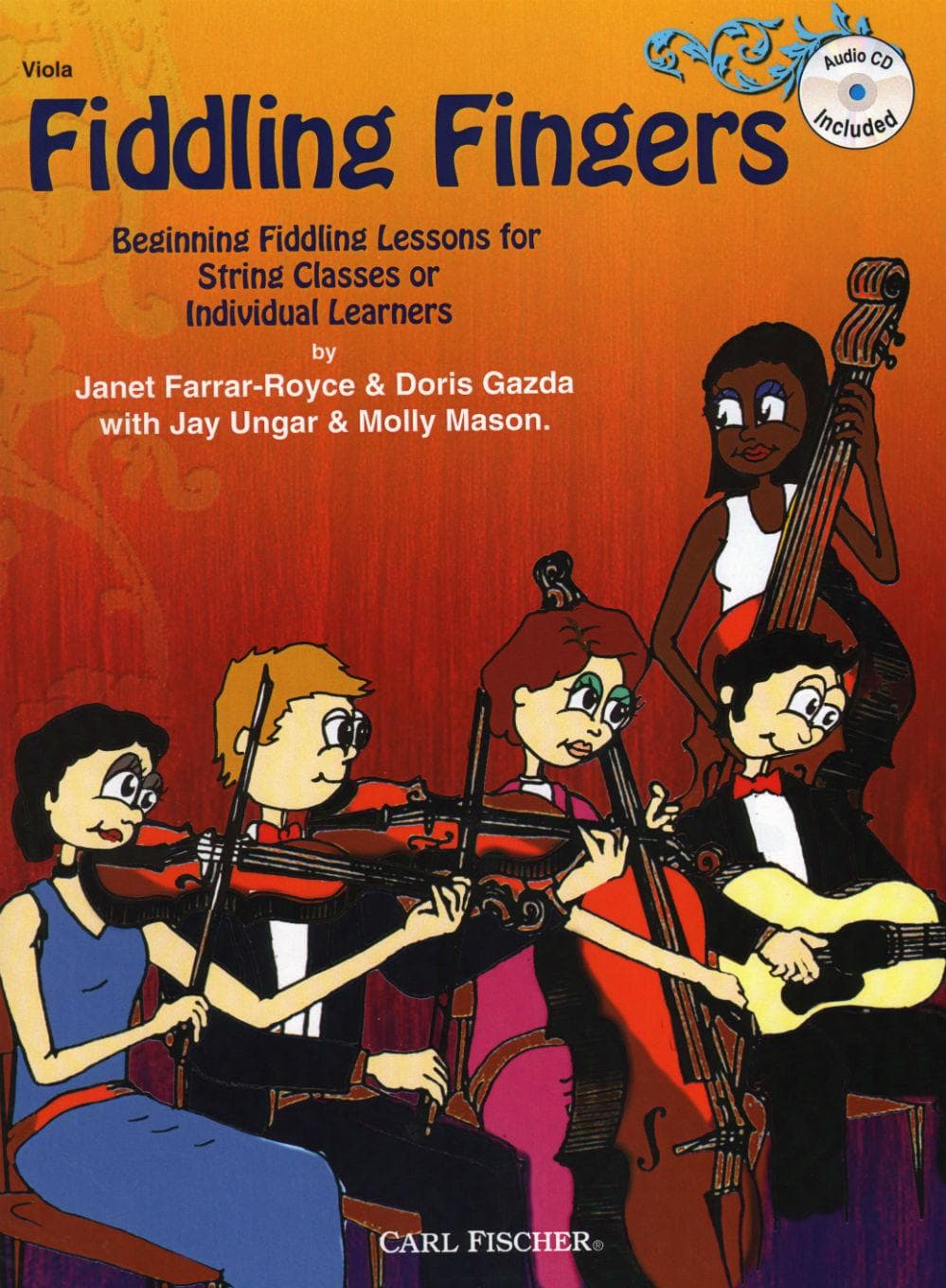 Gazda/Royce/Ungar/Mason - Fiddling Fingers - Viola - Book/CD set - Carl Fischer Edition
