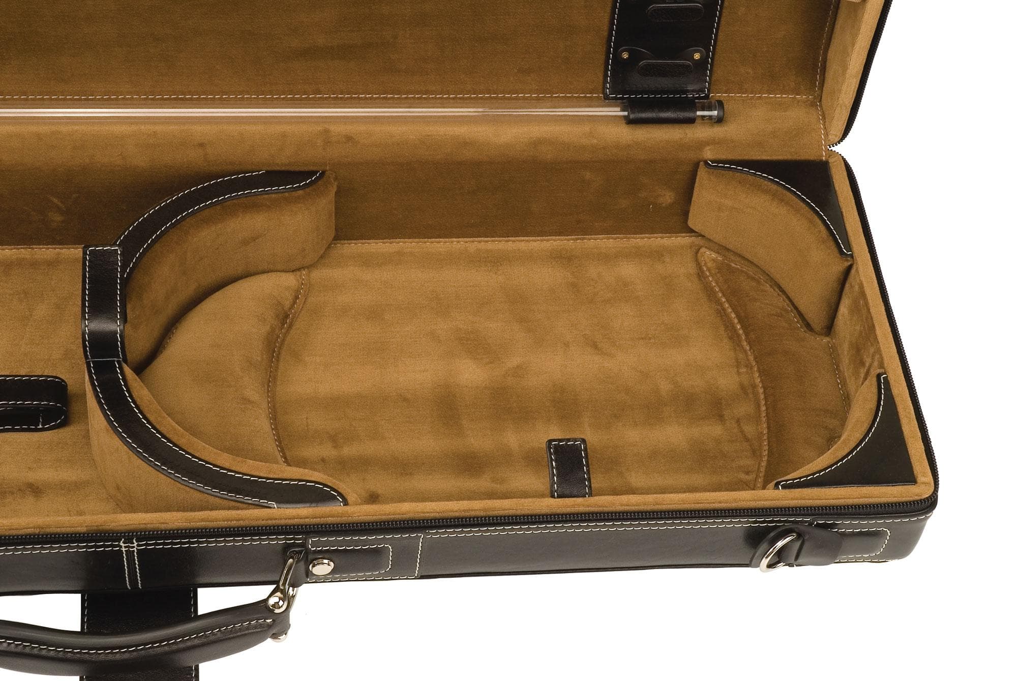 GL Pentagon Violin Case Black Leather - Image 3