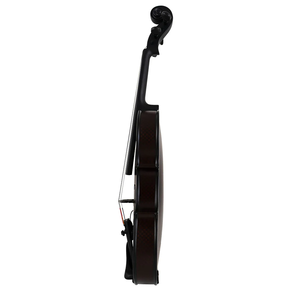 Glasser Carbon Composite Acoustic-Electric Violin Outfit - 1/2 Size - Image 4