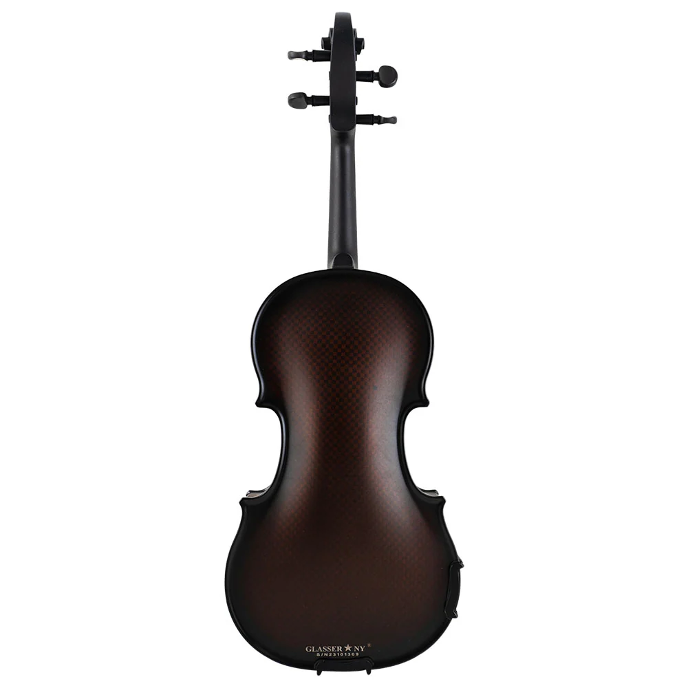 Glasser Carbon Composite Acoustic-Electric Violin Outfit - 1/2 Size - Image 5