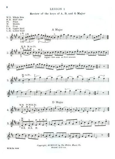 Grissen, Carl - Learn With Tunes, Book 2 (Advanced) - Violin solo - Willis Music Company - Image 2