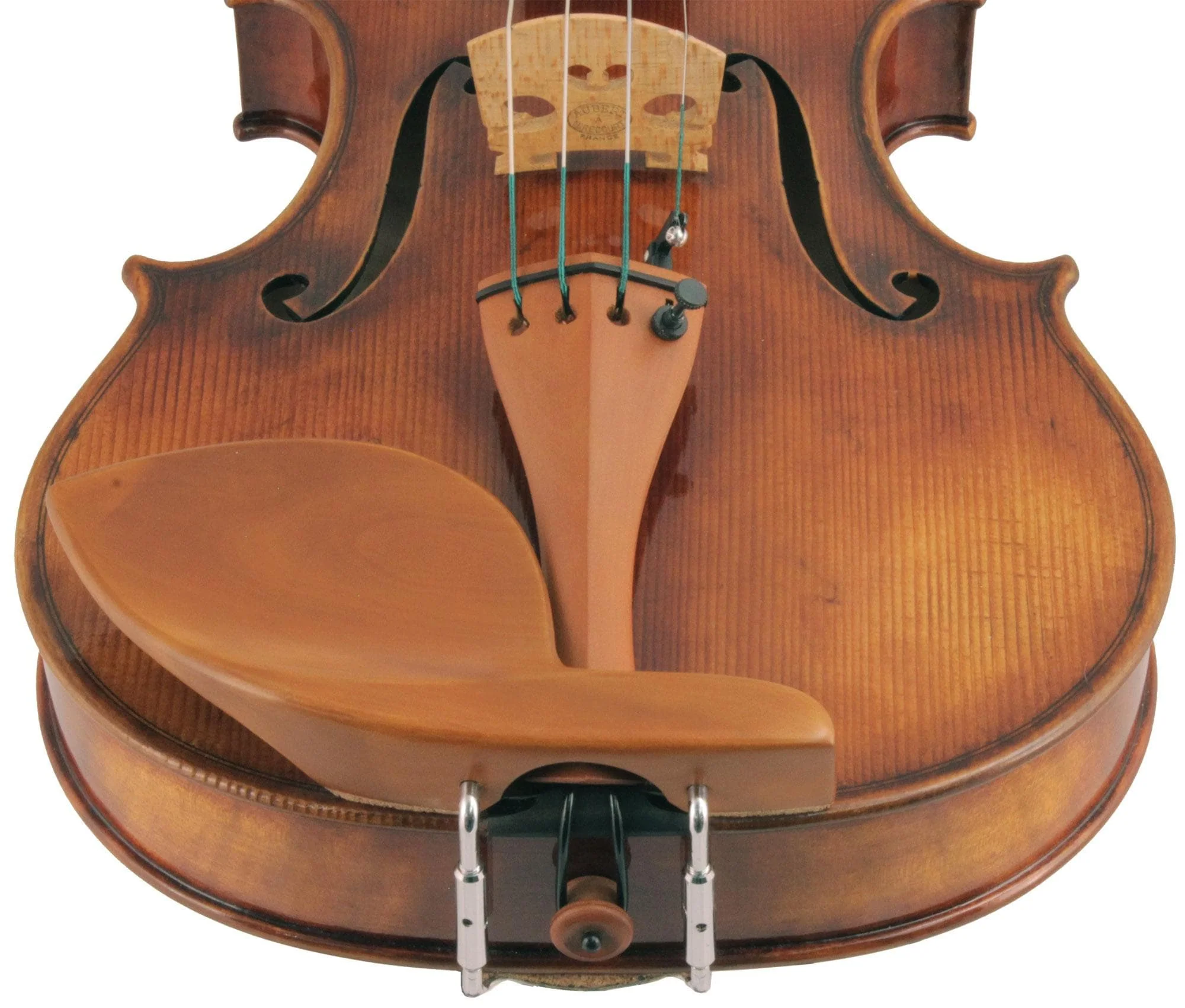 Guarneri Violin Chinrest - Boxwood Old Hill Plate - Image 2