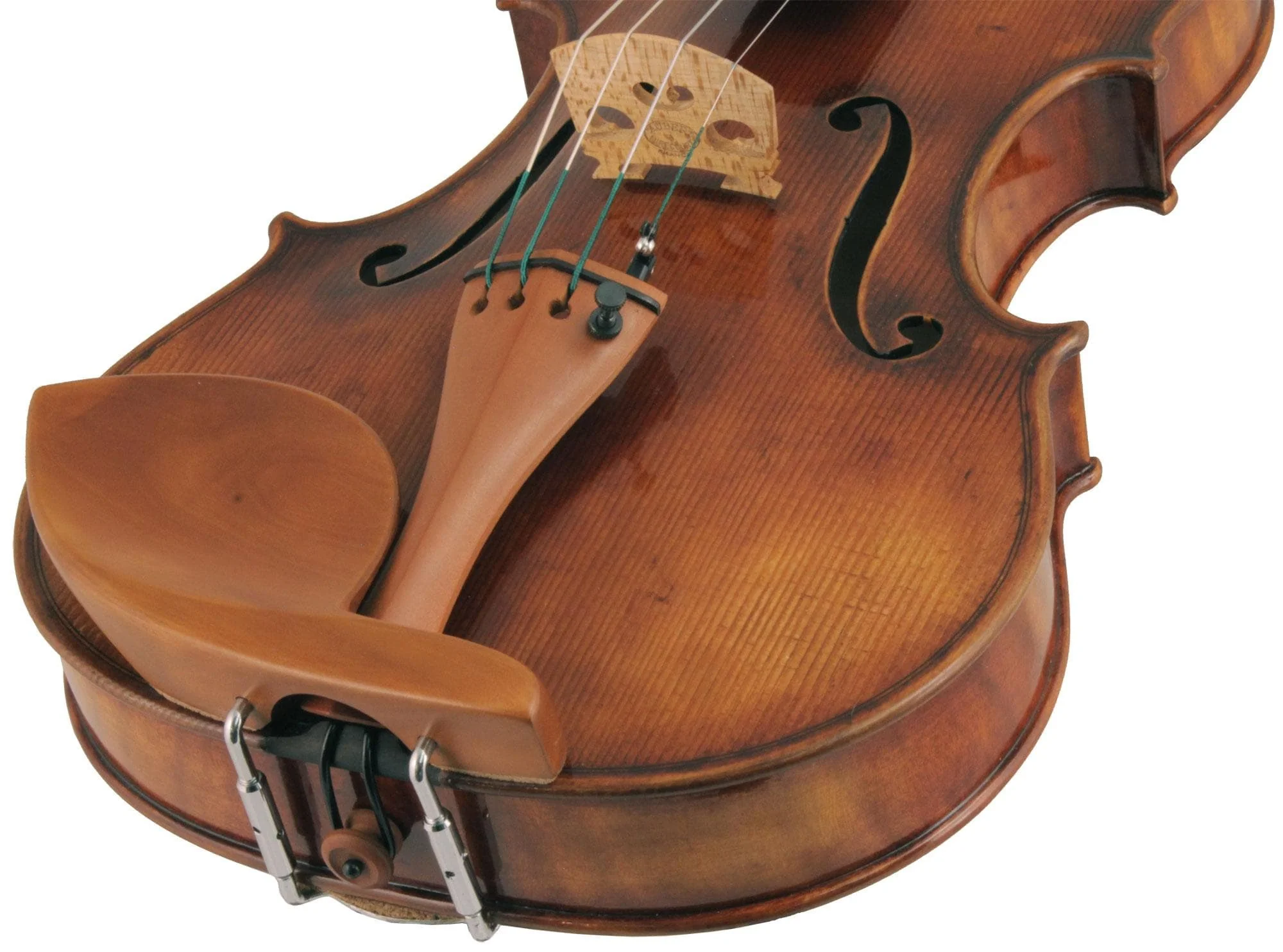 Guarneri Violin Chinrest - Boxwood Old Hill Plate - Image 3
