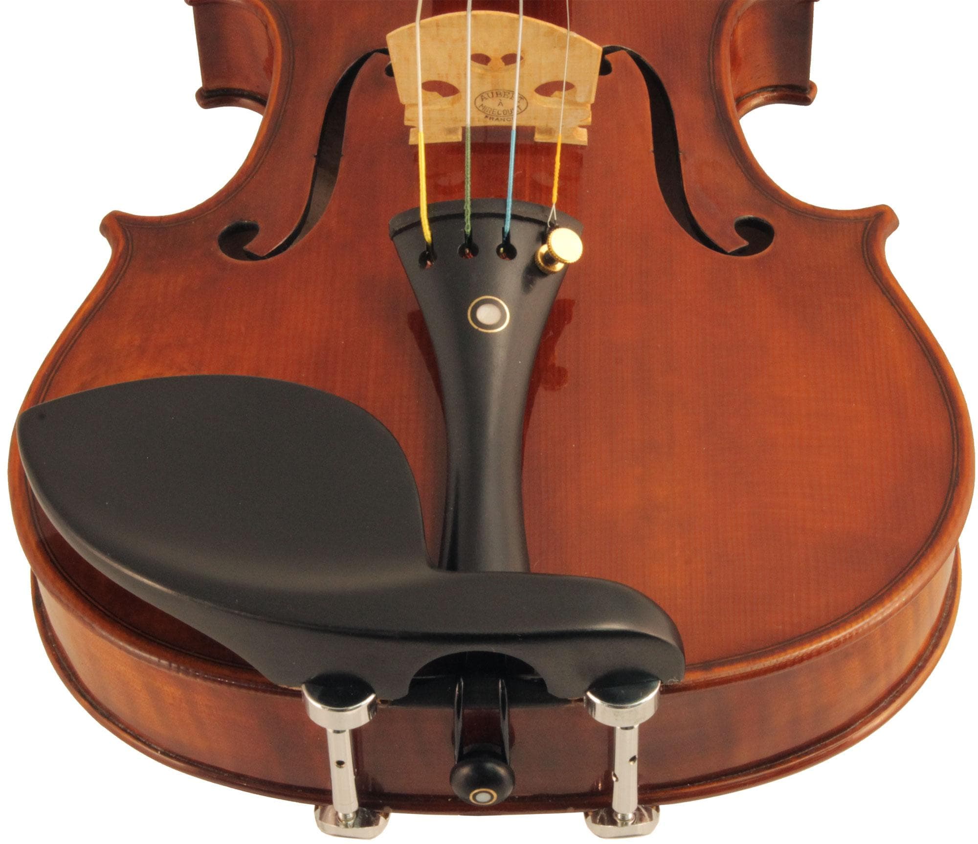 Guarneri Ebony Violin Chinrest - Hill Style Clamps - Image 2