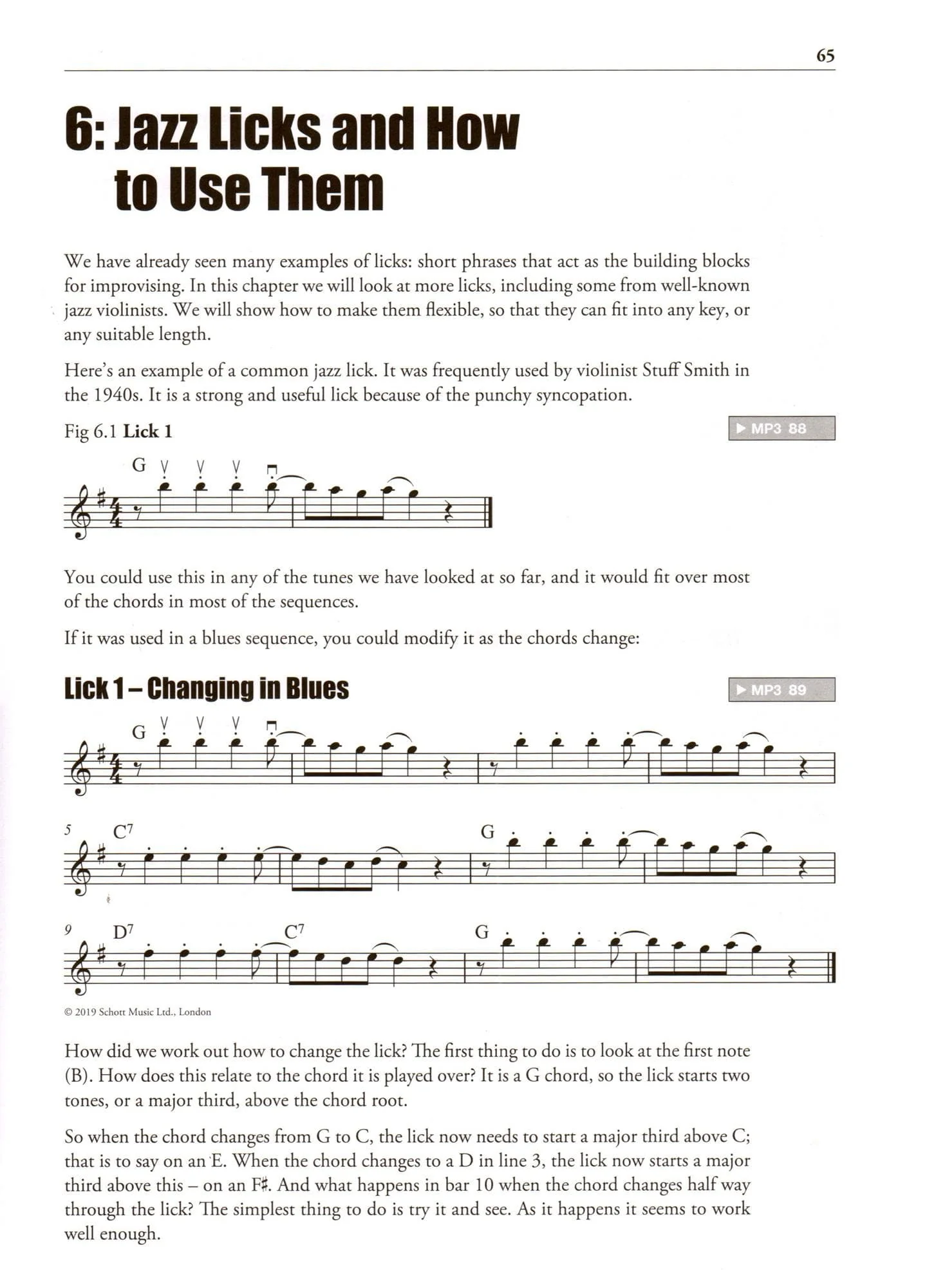 Haigh, Chris - Beginning Jazz Violin: An Introduction to Style and Technique - w/ Online Audio Access - Schott - Image 6
