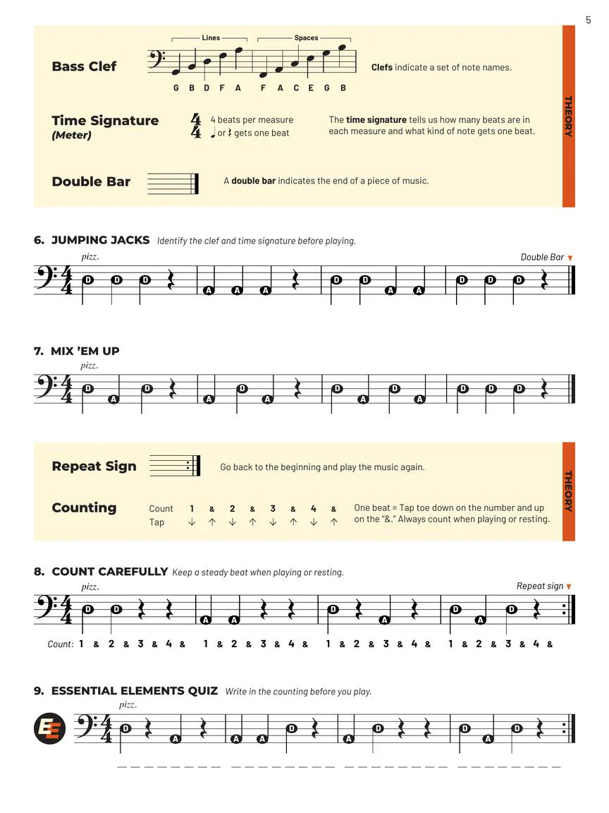 Hal Leonard Essential Elements for Strings, Book 1 - Bass - Allen/Gillespie/Hayes (ed. 2025) - Image 2