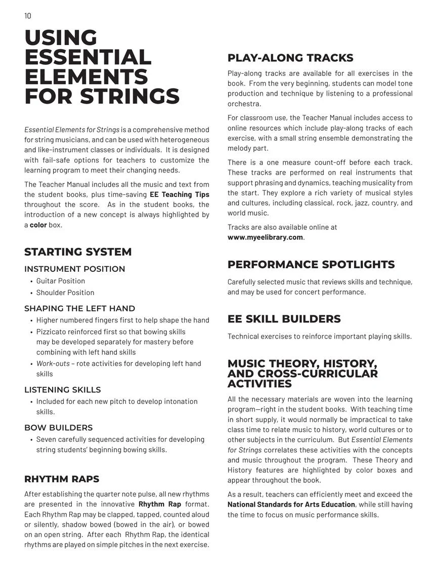 Hal Leonard Essential Elements for Strings, Book 1 - Teacher Manual - Allen/Gillespie/Hayes (ed. 2025) - Image 4