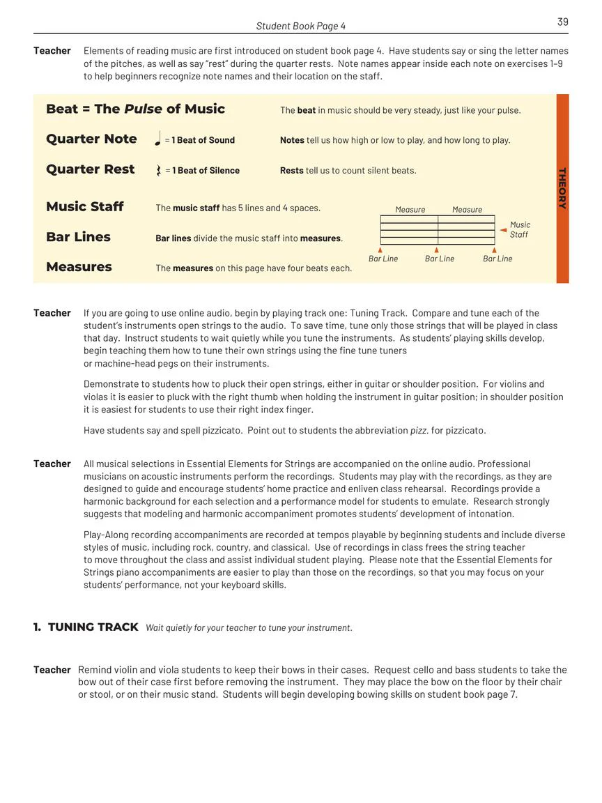 Hal Leonard Essential Elements for Strings, Book 1 - Teacher Manual - Allen/Gillespie/Hayes (ed. 2025) - Image 7