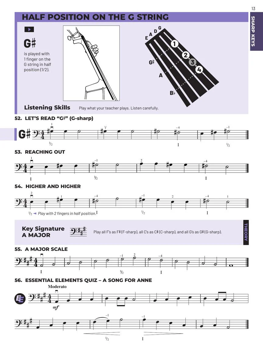 Hal Leonard Essential Elements for Strings, Book 2 - Bass - Allen/Gillespie/Hayes (ed. 2025) - Image 4