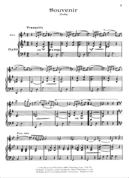 52 Masterpieces for Violin and Piano - Violin and Piano - arranged by Roger Halle - Alfred - Image 3