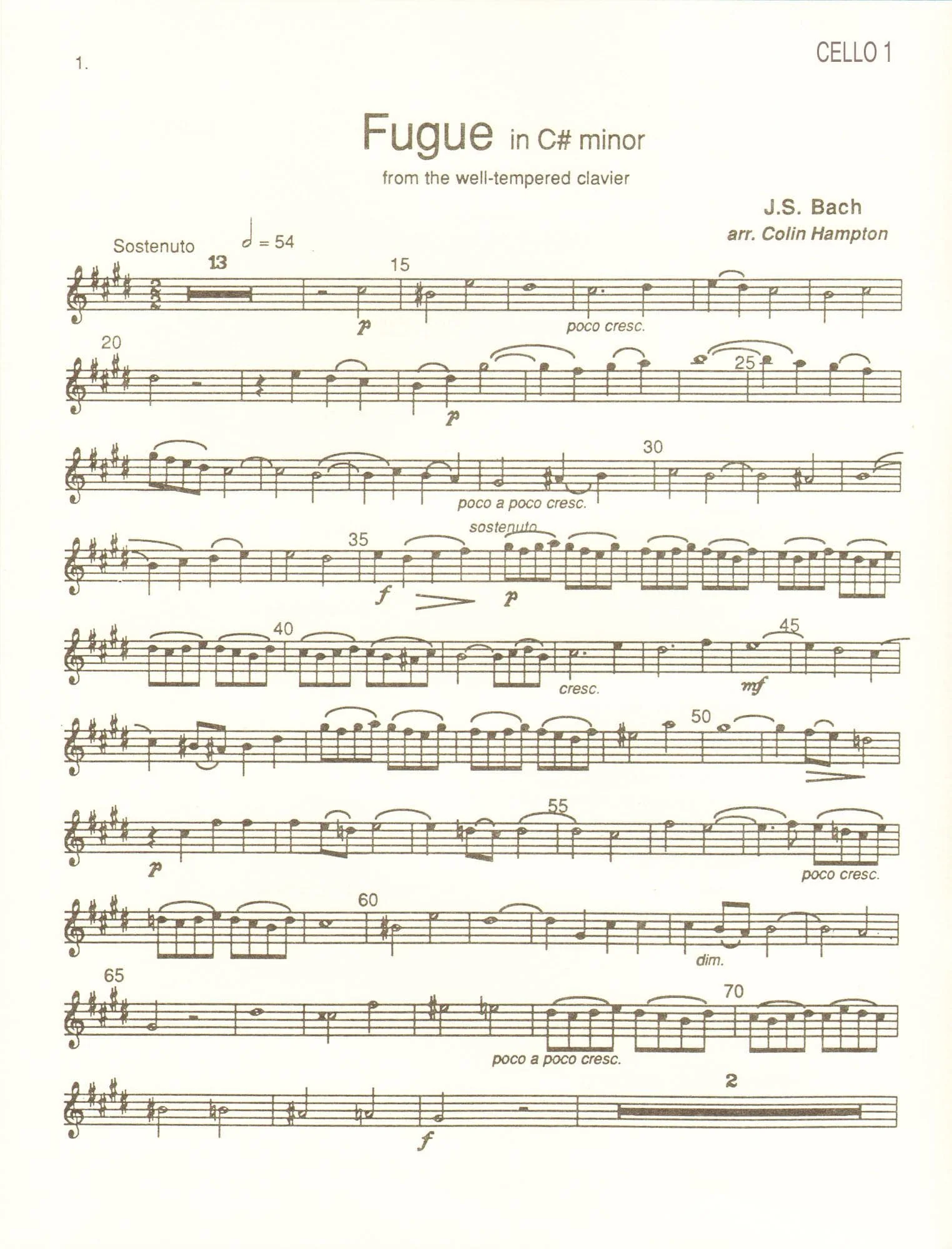 Hampton, Colin - Cello Quintets - Five Cellos - Spruce Publications - Image 3