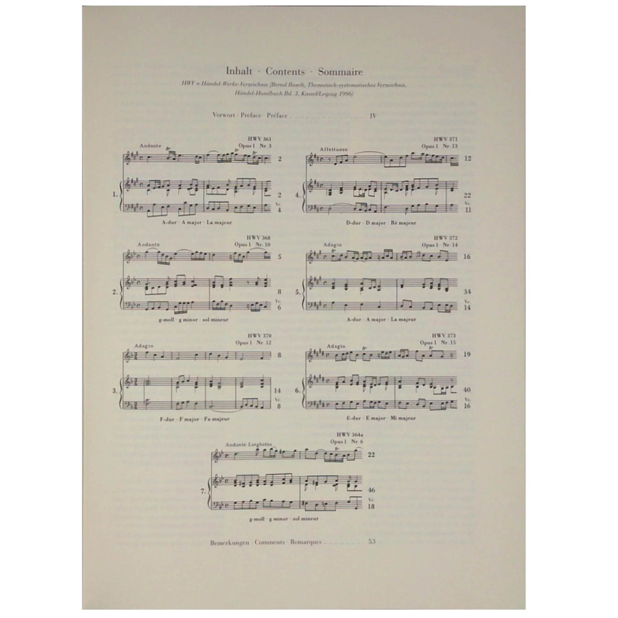 Handel, George Frideric - Seven Sonatas for Violin and Basso Continuo - Violin and Piano - edited by Stanley Sadie and Karl Röhrig - G Henle Verlag URTEXT - Image 3