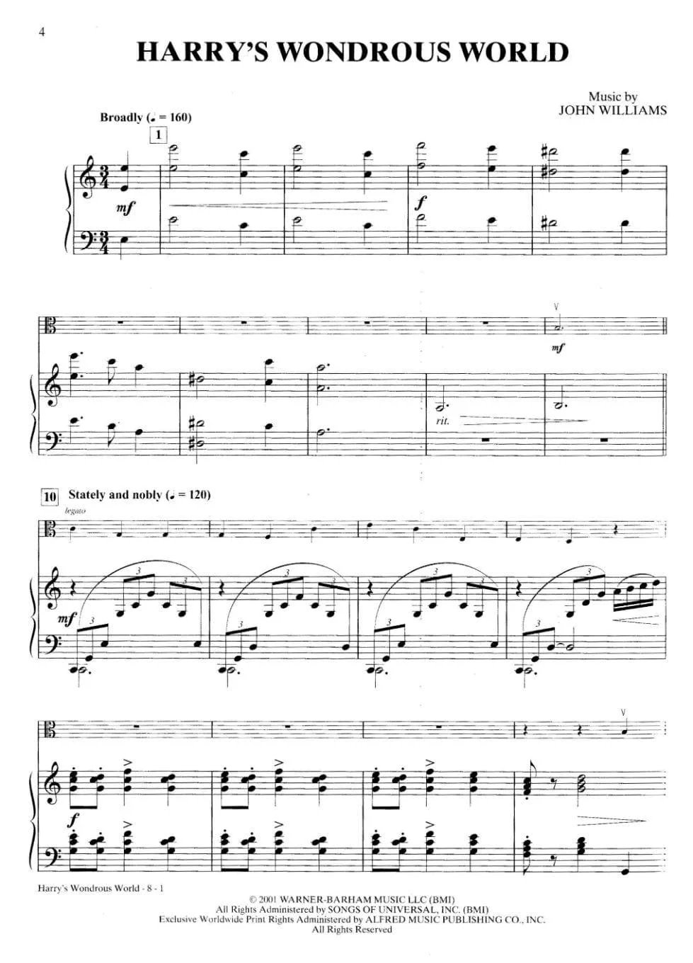 Harry Potter Instrumental Solos for Viola - Book and MP3 CD - Image 3