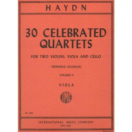 Haydn, Franz Joseph - 30 Celebrated Quartets, Volume 2 - String Quartet - edited by Reinhold Jockisch - International Edition - Image 3