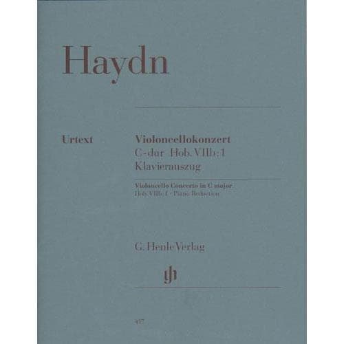 Haydn, Franz Joseph - Concerto in C Major, Hob VIIb:1 - Cello and Piano - edited by Sonja Gerlach - G Henle Verlag URTEXT