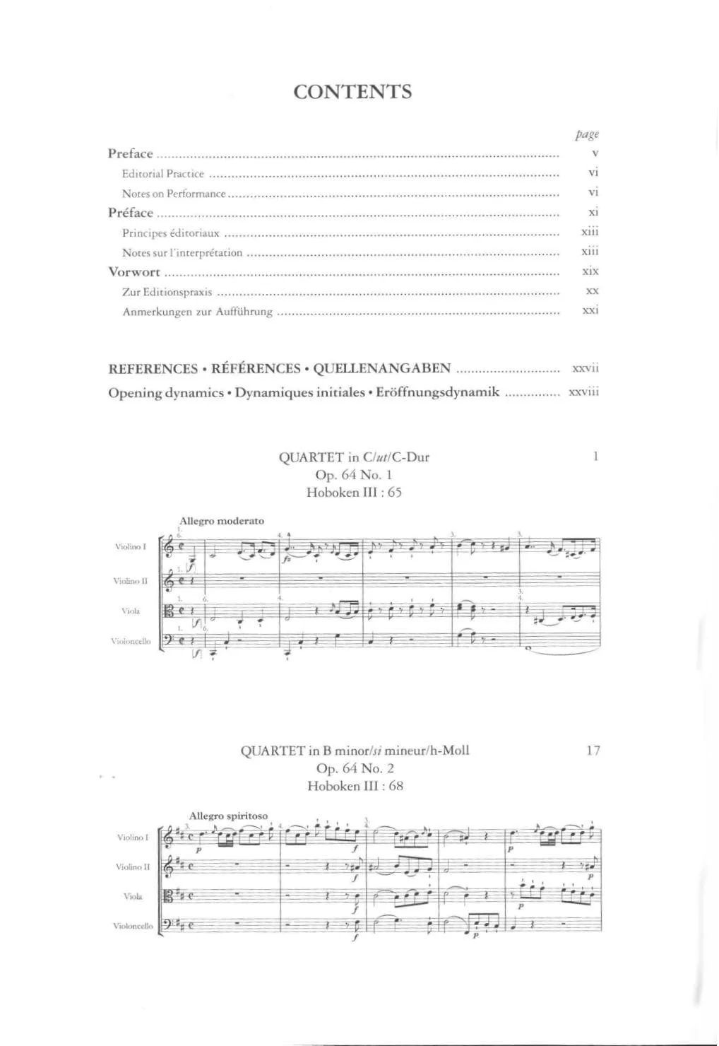 Haydn, Franz Joseph - 6 String Quartets, Op 64 - Score and Parts - edited by Simon Rowland-Jones - Edition Peters URTEXT - Image 2