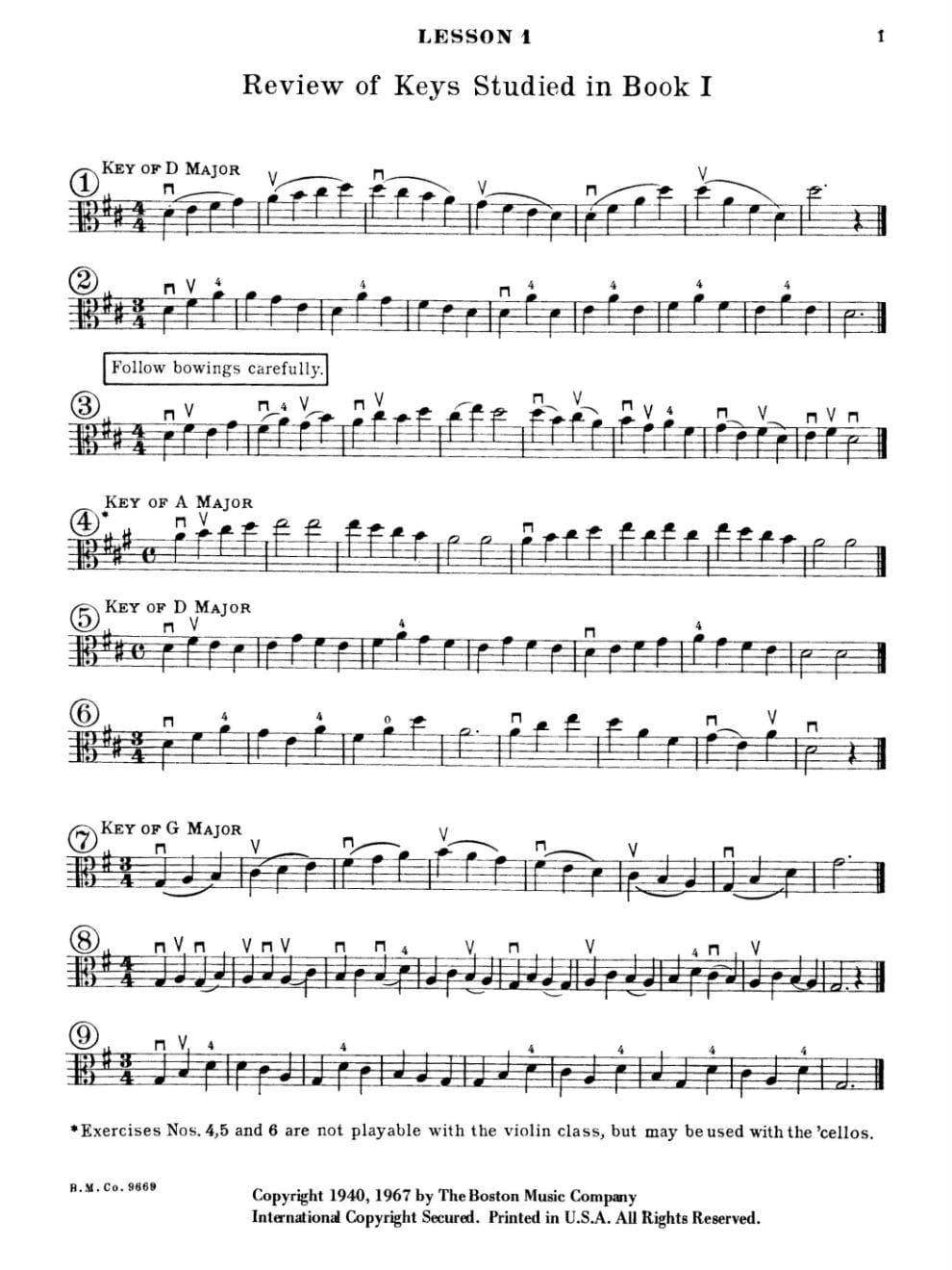 Herfurth, C Paul - A Tune A Day String Method, Book 2 - Viola - Boston Music Co - Image 3