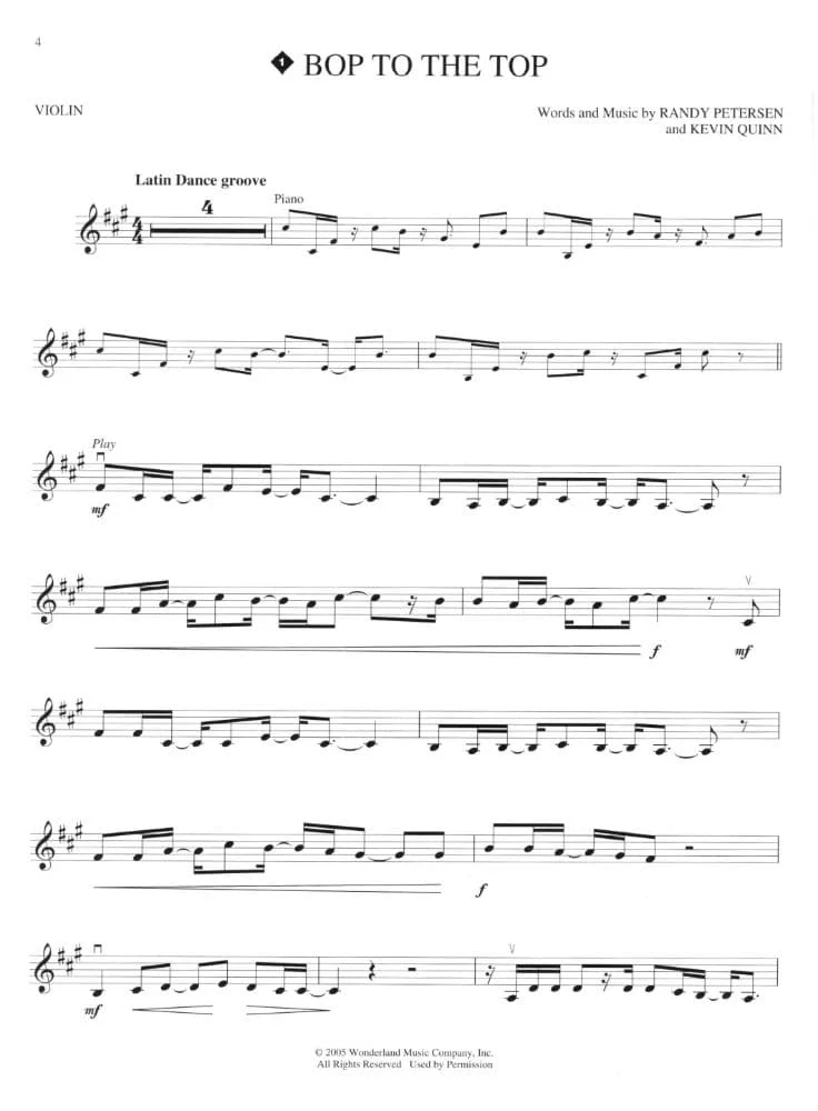 High School Musical - Violin - Book/CD set - Hal Leonard Edition - Image 3