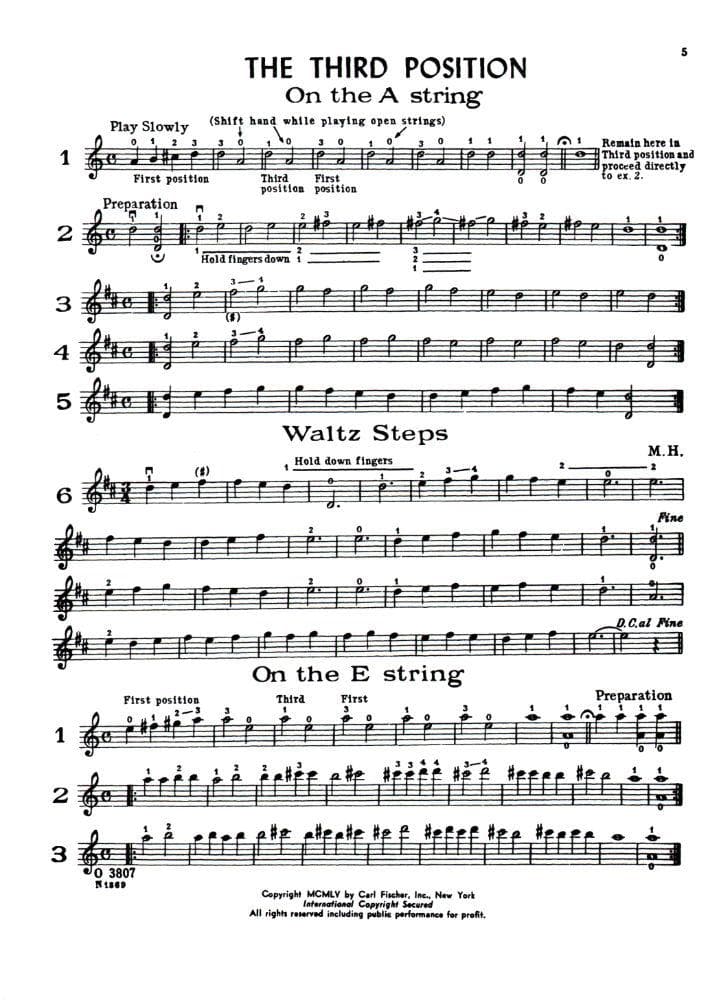 Holmes/Webber - Above the First Position - Violin solo - Carl Fischer Edition - Image 4