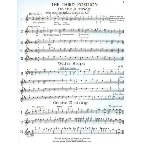 Holmes/Webber - Above the First Position - Violin solo - Carl Fischer Edition - Image 5